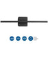 Phase 5 24 in. Slim Modern 3CCT Integrated LED Linear Vanity Light Matte Black