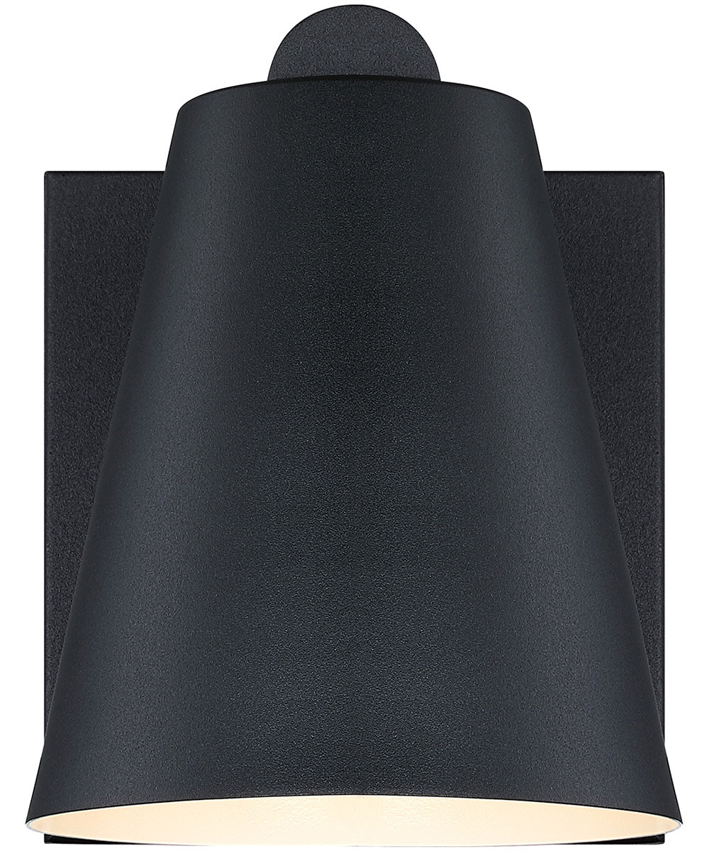 Cedar Mist Outdoor Wall Sconce Black