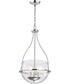 Amado 3-Light Pendant Polished Nickel