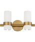 Sojourn 2-light Bath Vanity Light Brushed Brass