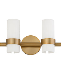 Sojourn 2-light Bath Vanity Light Brushed Brass
