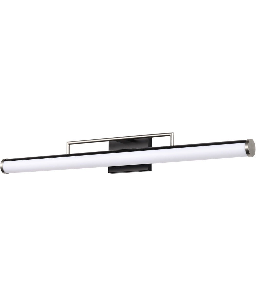 Solano  Vanity & Wall Black / Brushed Nickel