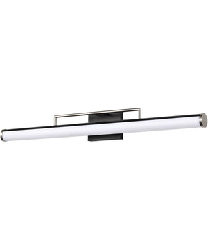 Solano  Vanity & Wall Black / Brushed Nickel