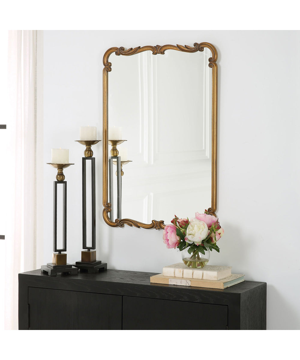 22x32" Wall Mirror in Antique Gold