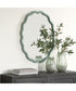 Isly Robin's Egg Blue Oval Mirror