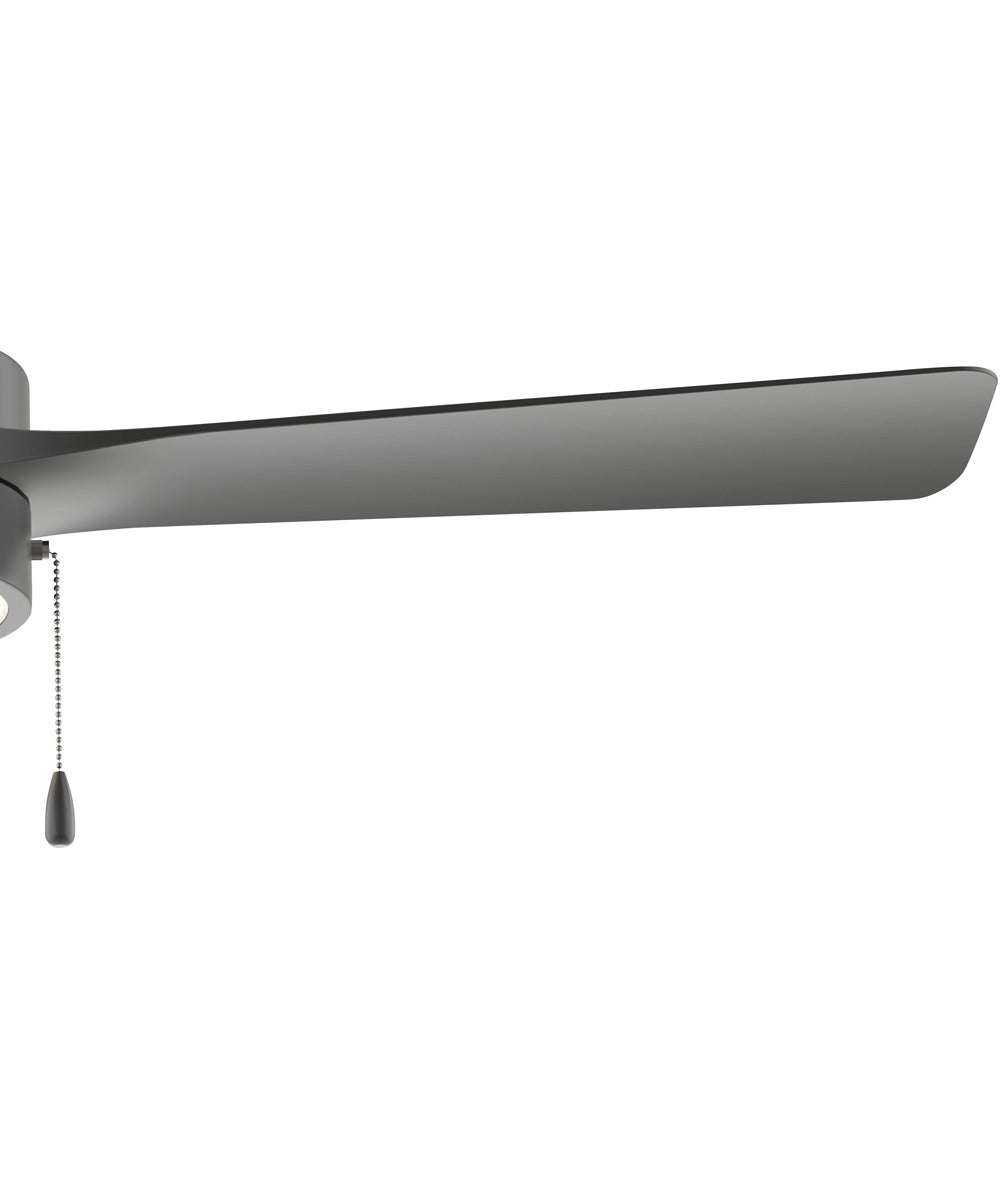 Axion I 52 in. 3-Blade Modern LED Ceiling Fan Matte Black