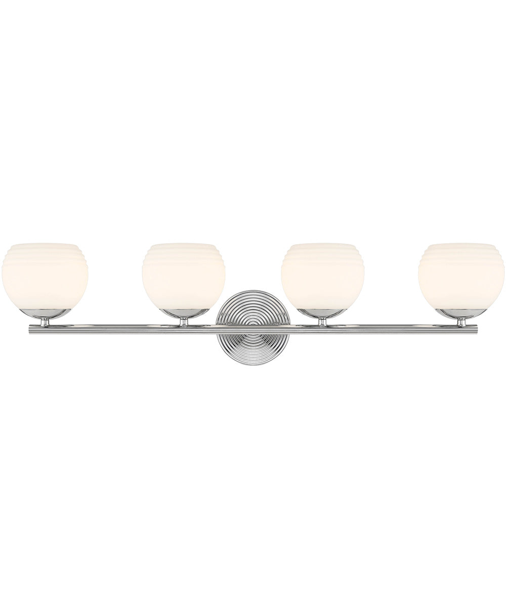 Moon Breeze 4 Light Vanity Polished Nickel