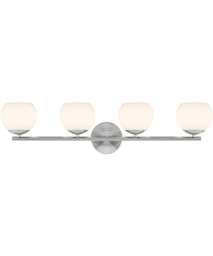Moon Breeze 4 Light Vanity Polished Nickel