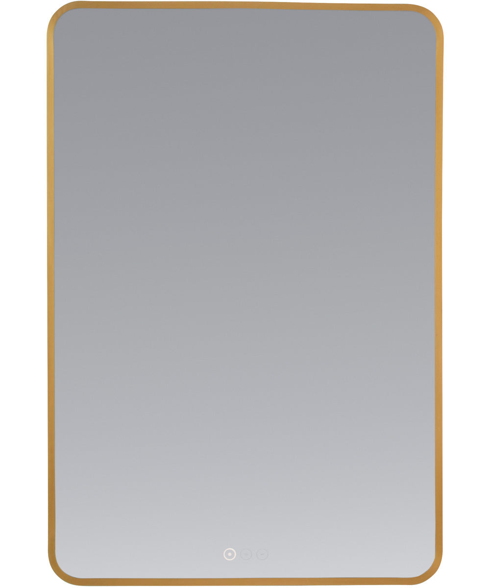 Aero Mirror Brushed Brass