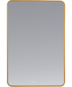 Aero Mirror Brushed Brass