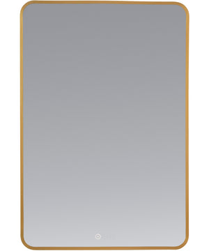 Aero Mirror Brushed Brass