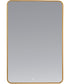 Aero Mirror Brushed Brass