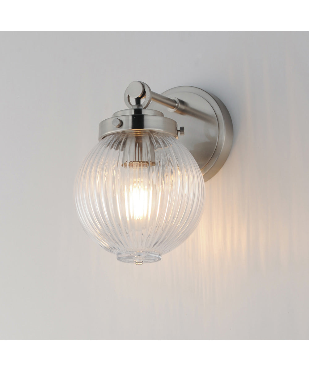 Kasbah 1-Light Bath Vanity Satin Nickel