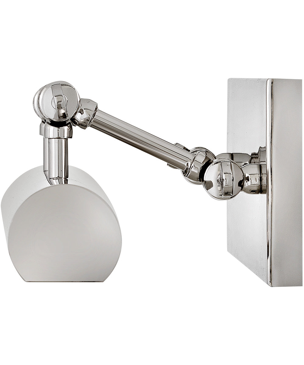 Stokes 2-Light Large Adjustable Accent Light in Polished Nickel
