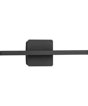 Phase 5 16 in. Slim Modern 3CCT Integrated LED Linear Vanity Light Matte Black