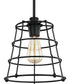 Chambers 1-Light Farmhouse Pendant Light Matte Black