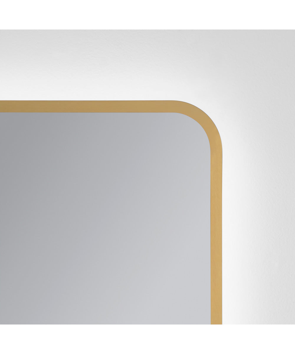 Aero Mirror Brushed Brass