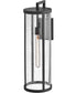 Alfie 1-Light Large Wall Mount Lantern in Black