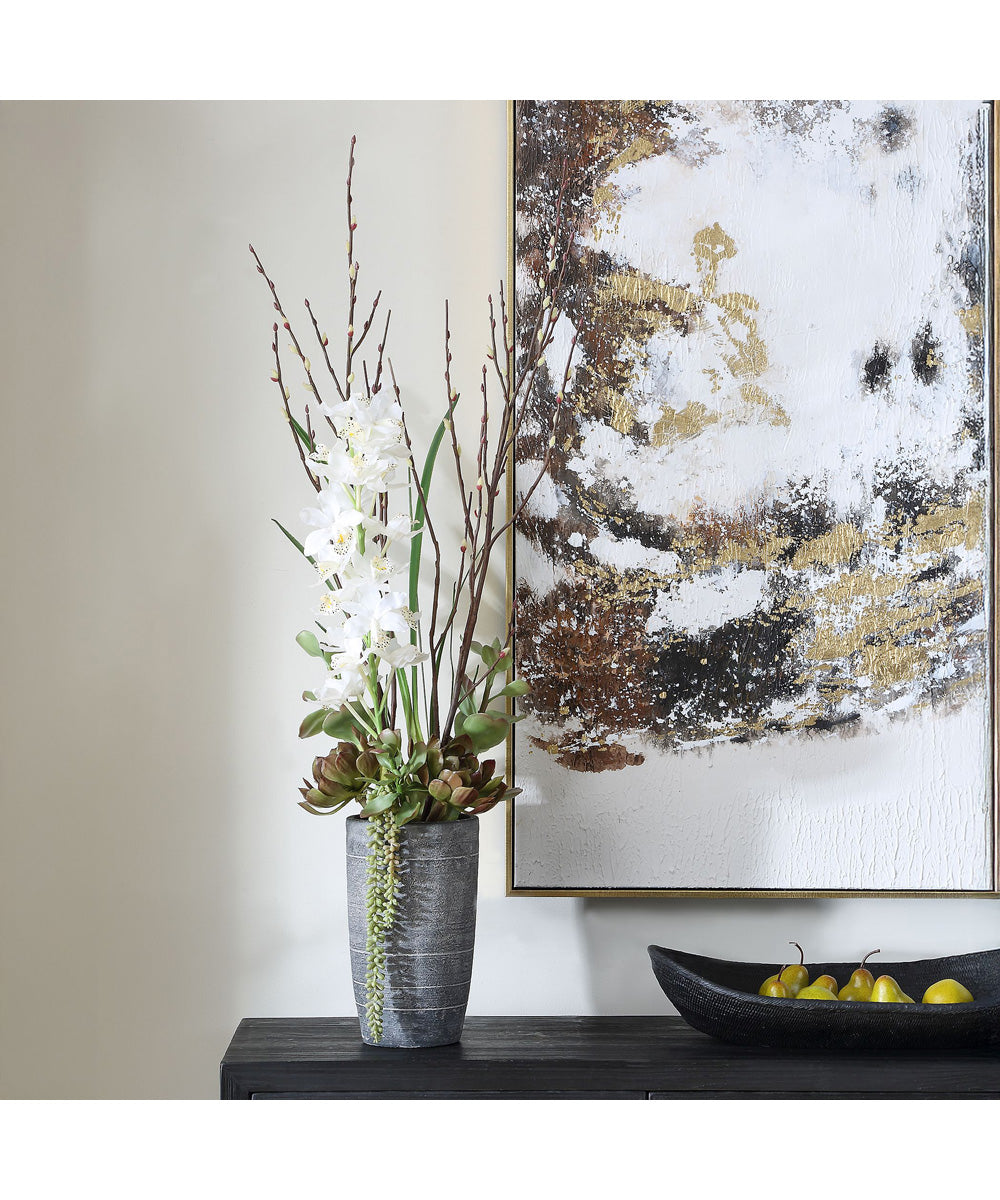 Eterna Orchid Centerpiece & Vase