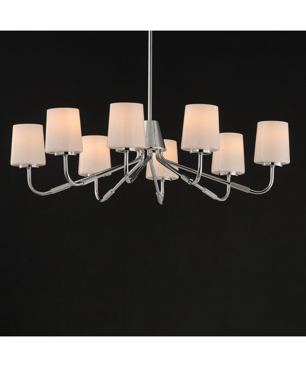 Durham 8-Light Chandelier Polished Chrome