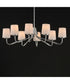 Durham 8-Light Chandelier Polished Chrome
