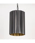 Allegra Small 1-Light Pendant Gunmetal / Gold