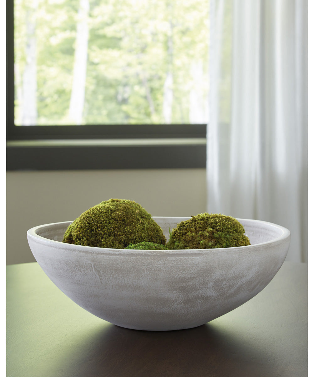 Meadie Bowl Distressed White