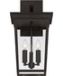 Duncan 3-Light Outdoor Lighting Textured Black
