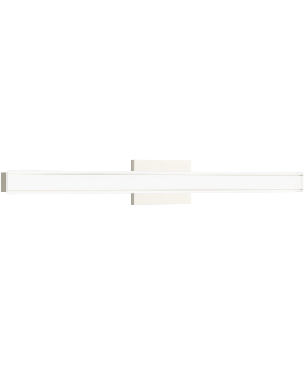 Phase 6.3 36 in. 5CCT Integrated LED Linear Vanity Light Brushed Nickel