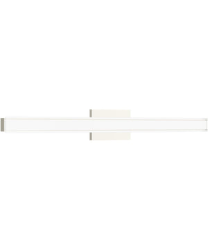 Phase 6.3 36 in. 5CCT Integrated LED Linear Vanity Light Brushed Nickel