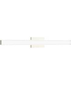Phase 6.3 36 in. 5CCT Integrated LED Linear Vanity Light Brushed Nickel