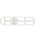 Carousel 3 Light Wall Sconce Matte White
