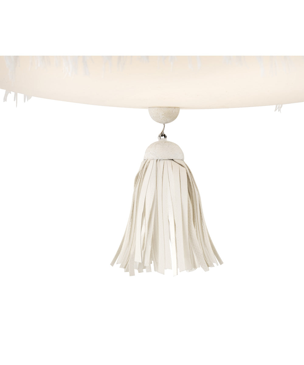 Baya 4-Light Medium Semi-Flush Mount in Textured Plaster