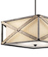 Cahoon 26"W 4-Light Anvil Iron Pendant/Semi-Flush Mount Light by Kichler