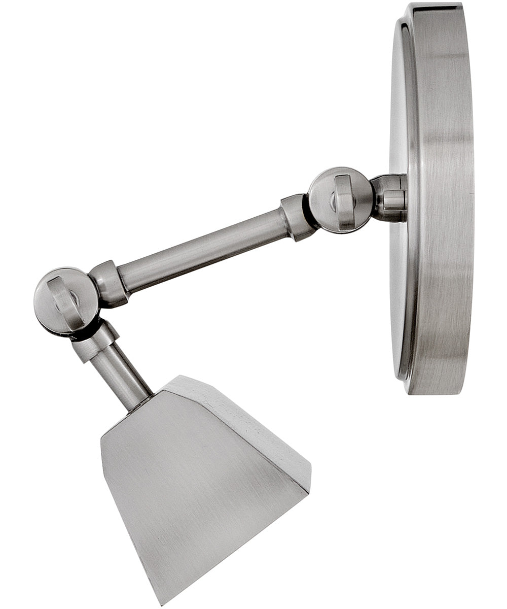 Arti 1-Light Small Adjustable Accent Light in Polished Antique Nickel