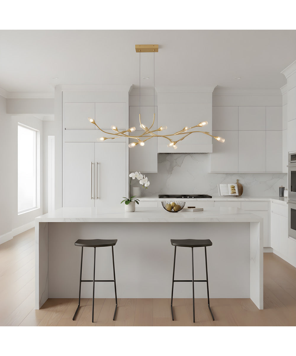 Cora Island Light Gold Leaf