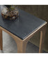 Accent Table with Marine Marble Top Brass Antique