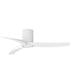 Drifter 52 inch Outdoor Hugger Fan w LED Matte White