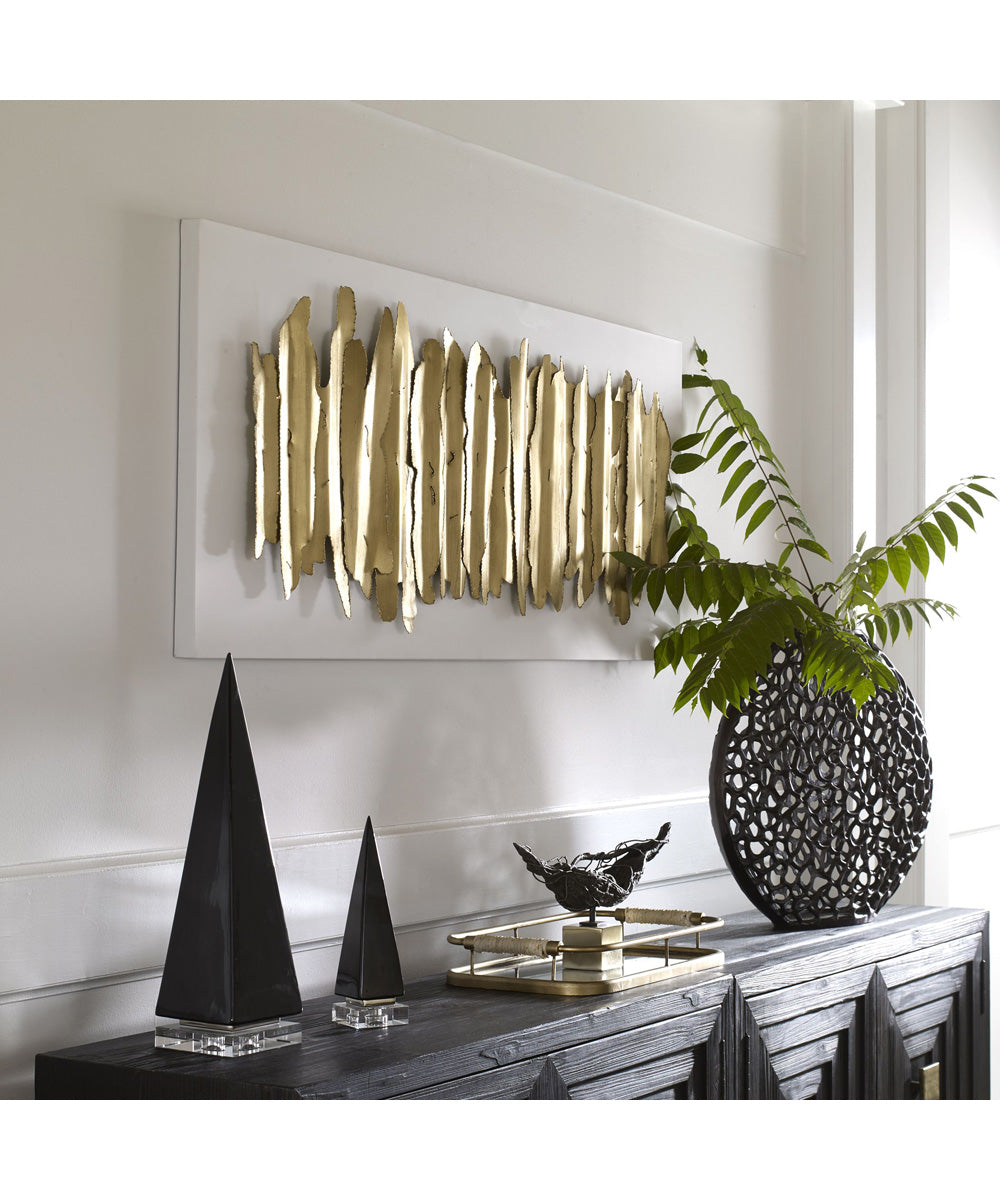 Lev White Metal Wall Decor