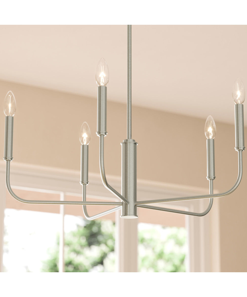 Reines 5-Light Medium Chandelier Brushed Nickel