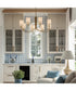 Adrian 8-Light Chandelier Aged Brass