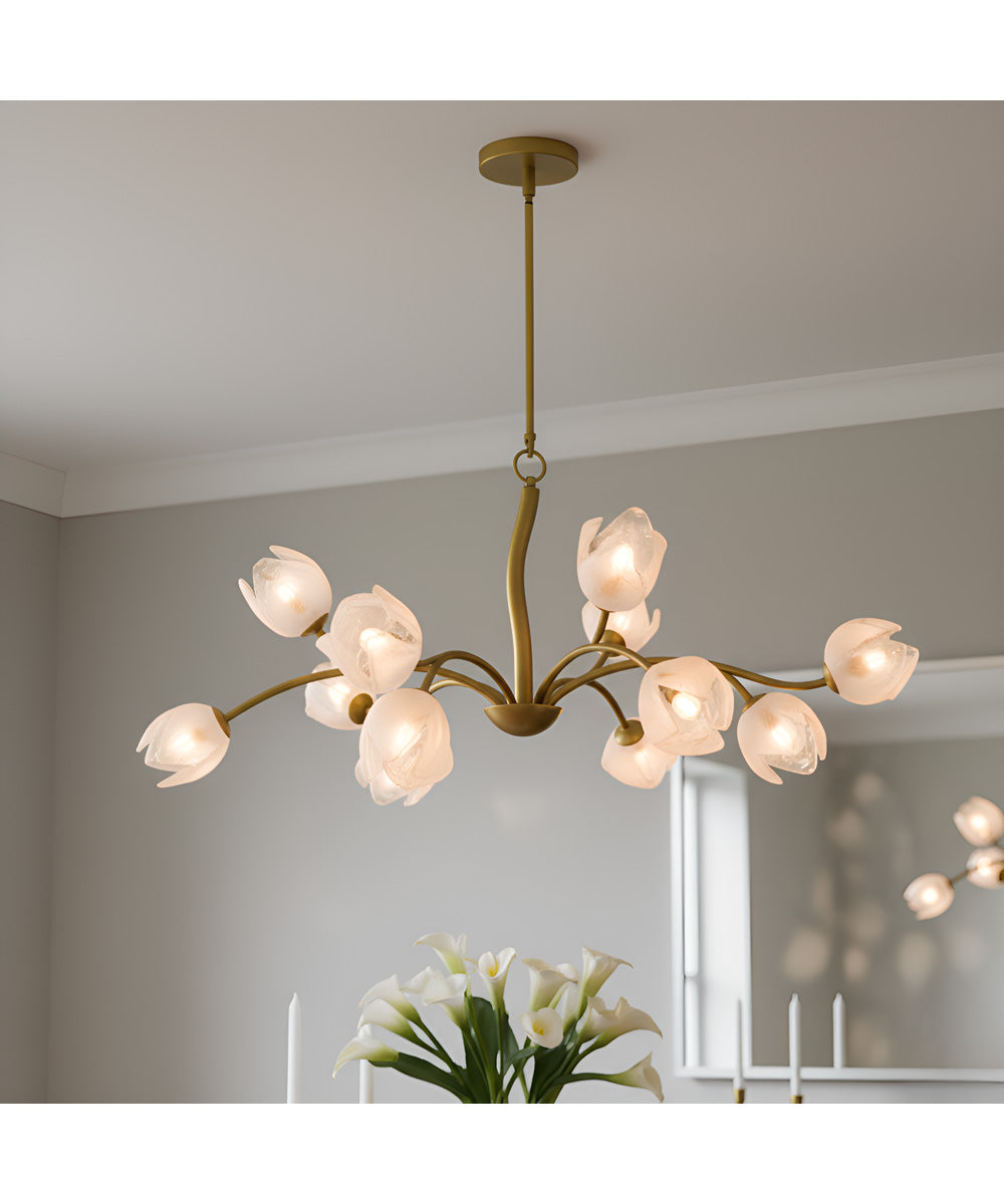 Walker 12-light Chandelier Vintage Brass