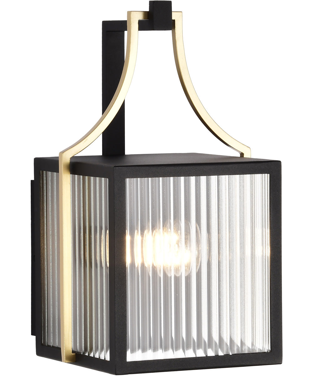 Holden 1-Light Outdoor Black / Gold