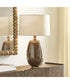 Vinson Glossy Brown Table Lamp