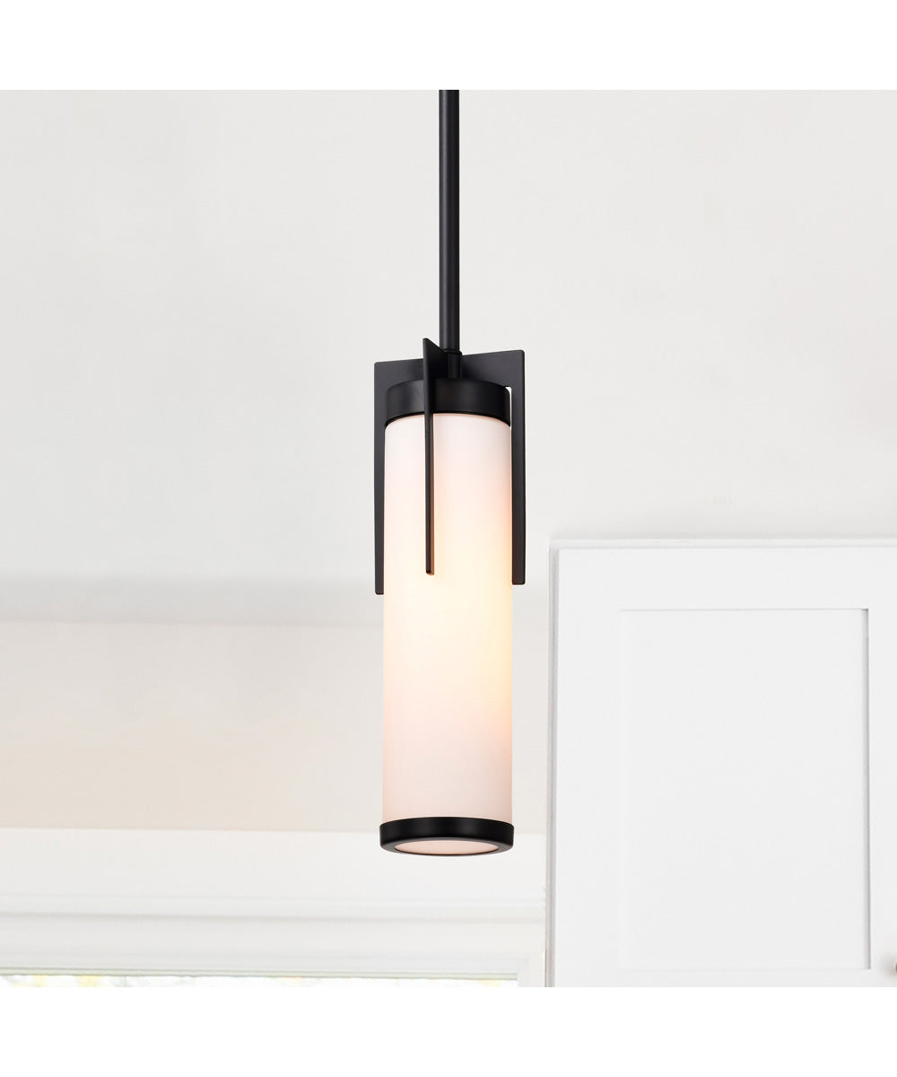 Roselle 1-Light Pendant Matte Black