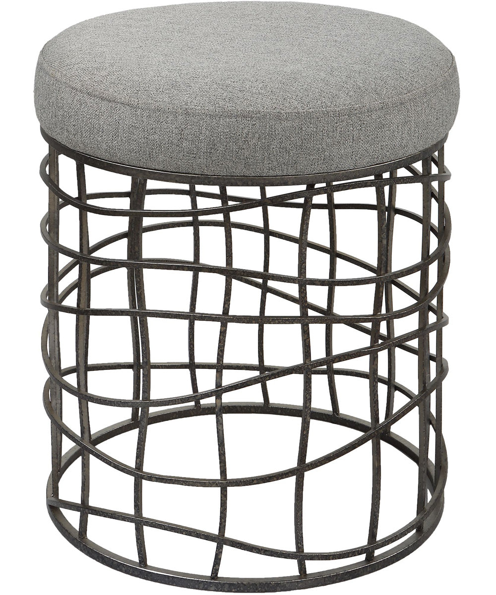 Carnival Iron Round Accent Stool