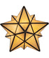 12" Wide Moravian Star Pendant