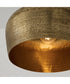Myriah 1-Light Pendant Tibetan Hammered Brass