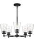 Ingo 5 Light Chandelier Matte Black