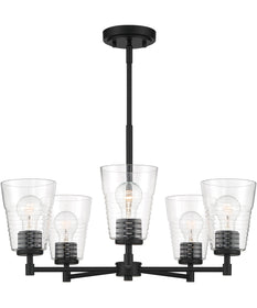 Ingo 5 Light Chandelier Matte Black